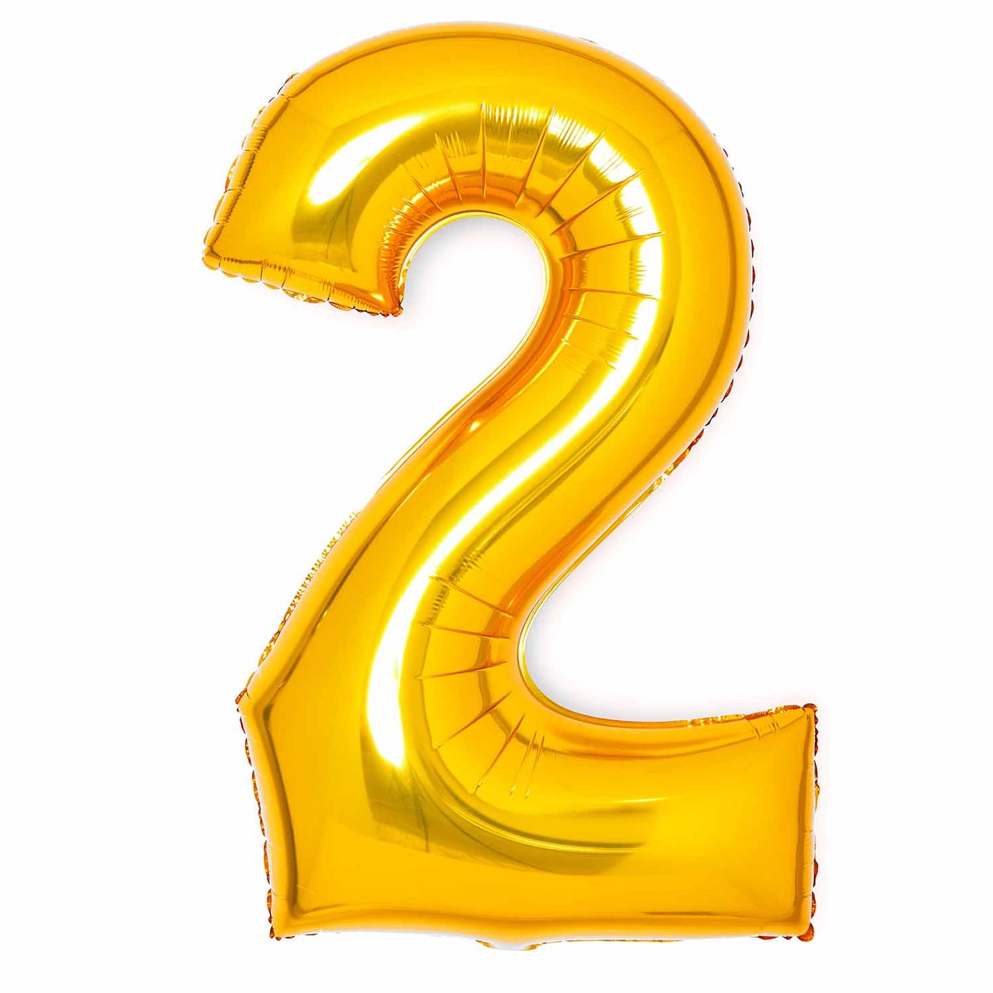 Amscan Large Number Various Colours 2 Foil Balloons 22"/55cm w x 34" /86cm h P50 - 5 PC