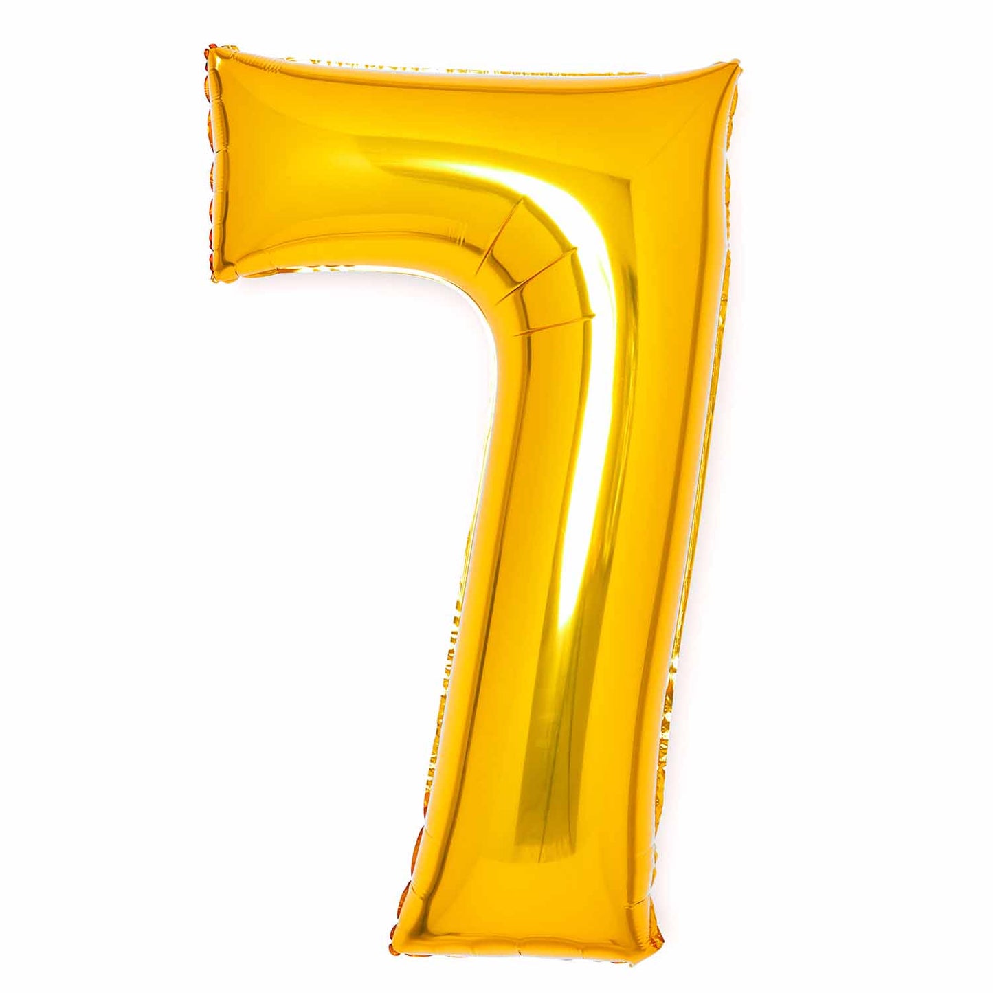 Amscan Large Number Various Colours 7 Foil Balloons 21" /53cm w x 35" /89cm h P50 - 5 PC