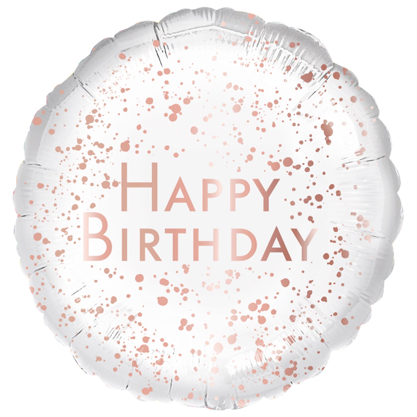 9914145 IP X5 - Happy Birthday Rose Gold Celebration Standard Foil Balloons S40 - 5 PC