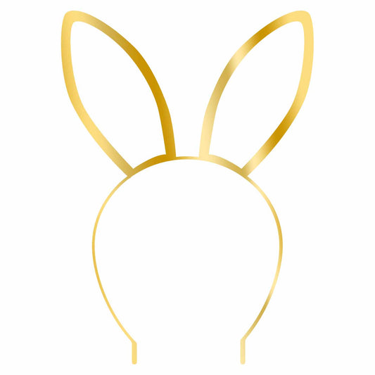 9913241 IP X6 - Bunny Ears Metal Headband 11cm h - 6 PC