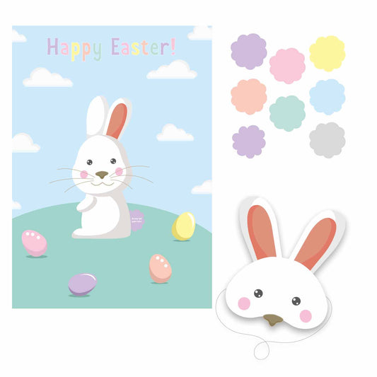 Pin the Tail on the Easter Bunny Games - 6 PKG/3
