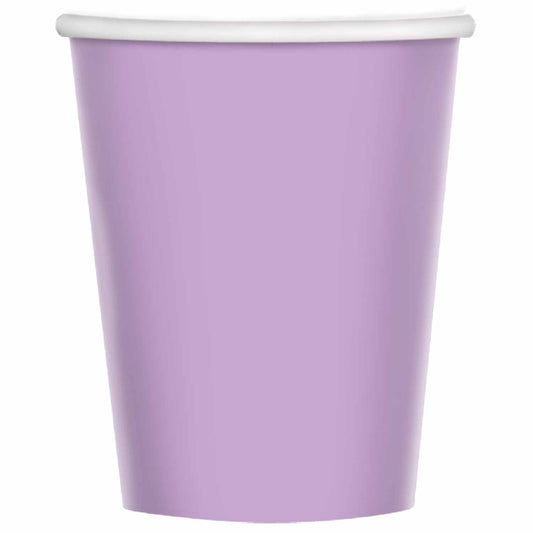 9913237 IP X6 - Mixed Colour Pastel Paper Cups 250ml - 6 PKG/8