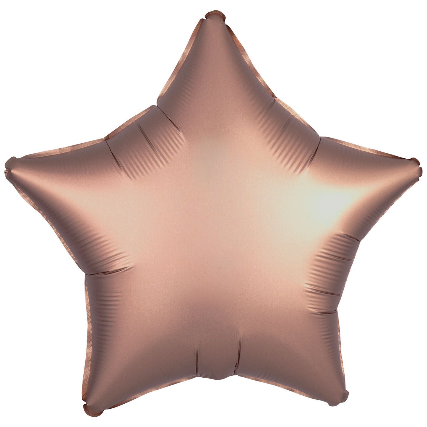9914094 IP X5 - Amscan Rose Gold Star Standard Packaged Foil Balloons C16 - 5 PC