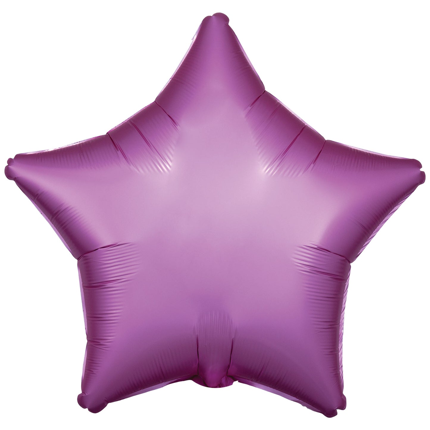 9914100 - Amscan Silk Lustre Flamingo Star Standard Unpackaged Foil Balloons C16 - 10 PC