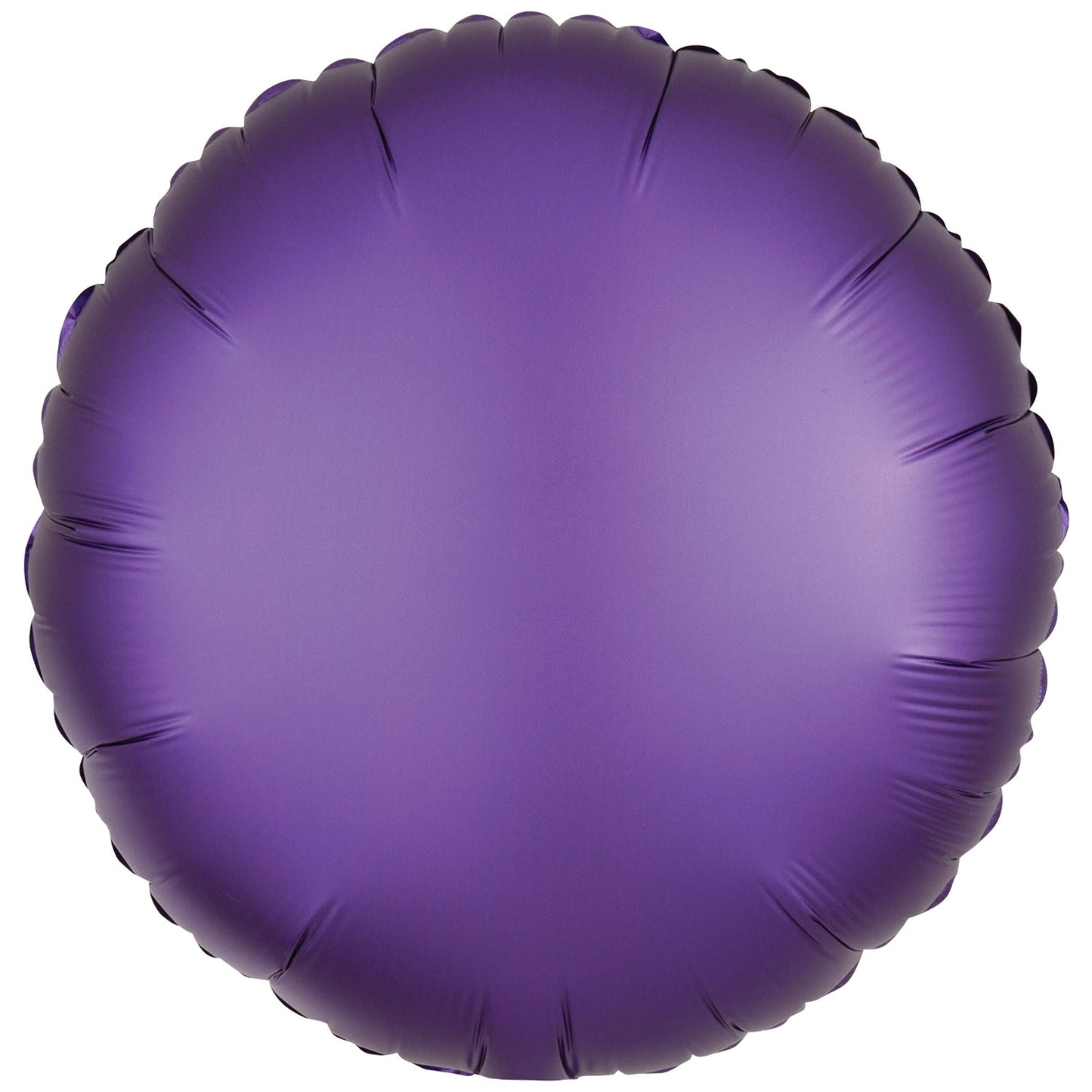 Amscan Silk Lustre Various Colours Circle Standard Unpackaged Foil Balloons C16 - 10 PC