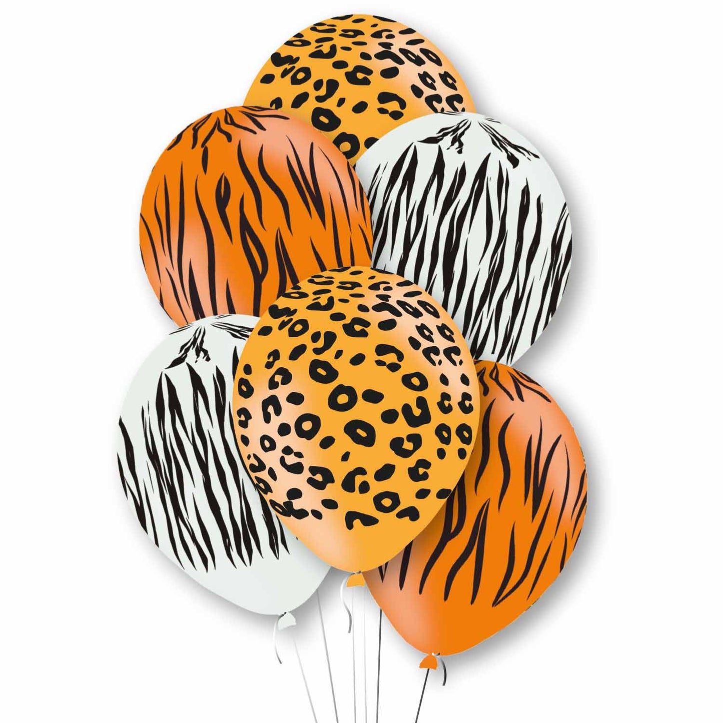 9912774 IP X10 - Animal Print Mix Latex Balloons 11"/27.5cm - 10 PKG/6