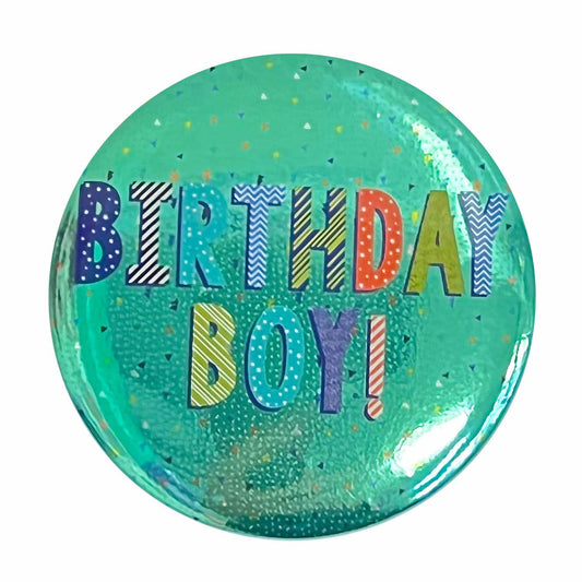 9912101 IP X12 - Birthday Boy! Badges 6cm - 12 PC