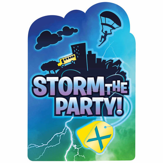 9912578 IP X6 - Battle Royal Invitations - 6 PKG/8