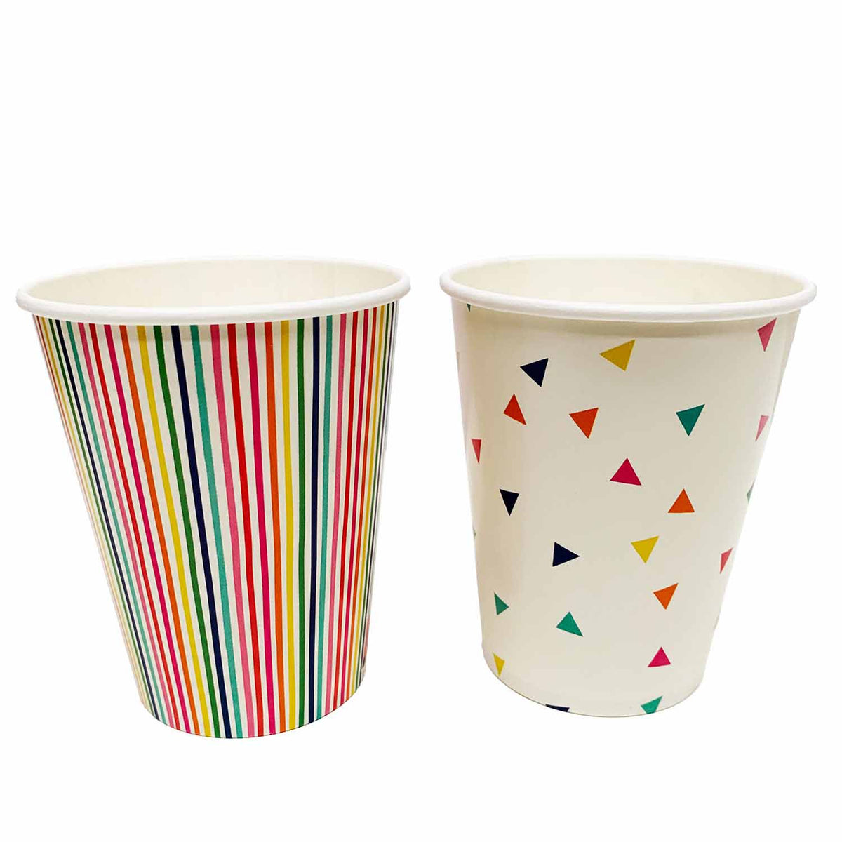 9912364 IP X6 - Hooray Mixed Design Cups 250ml - 6 PKG/8