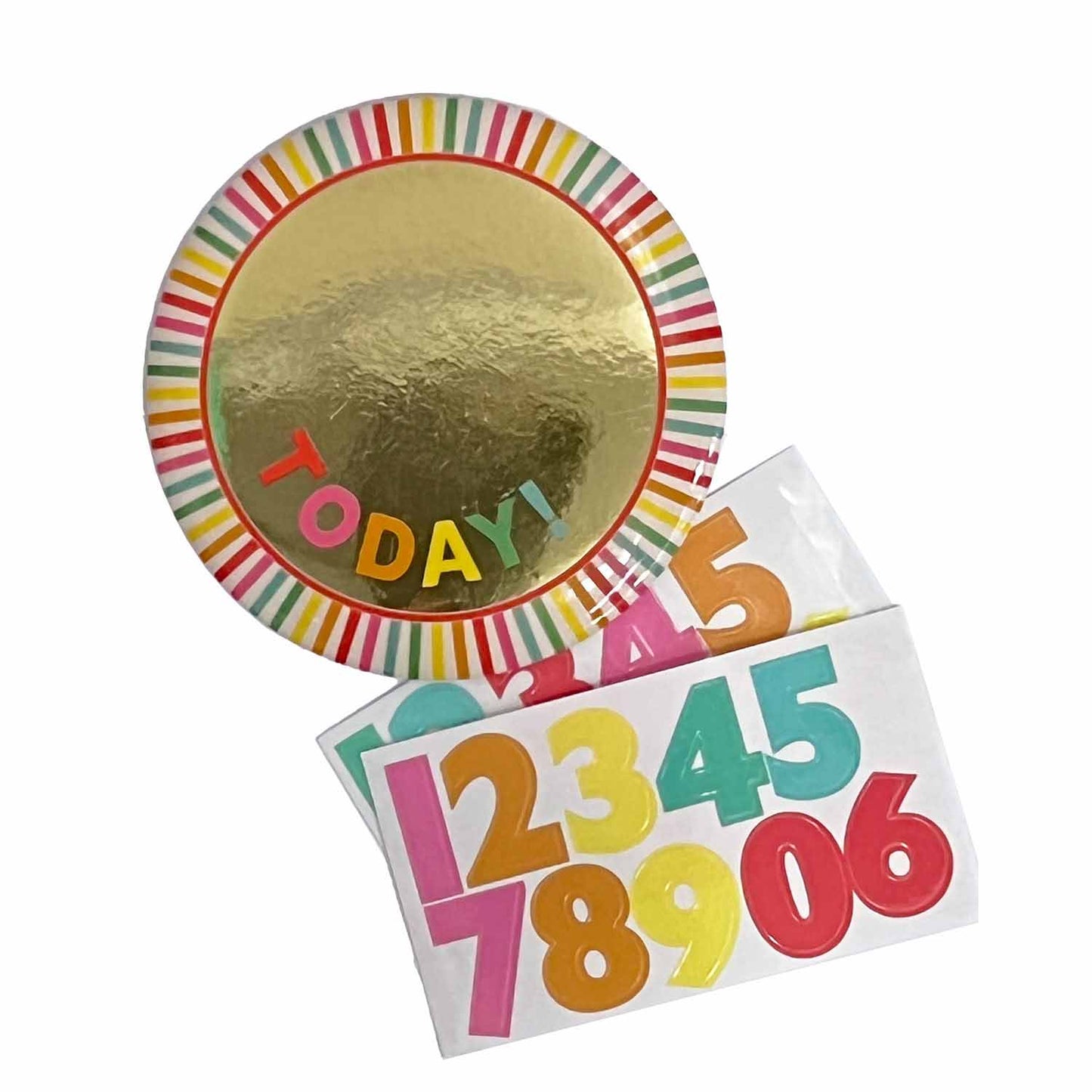 9912112 IP X12 - Add-an-Age Birthday Badges 6cm - 12 PC
