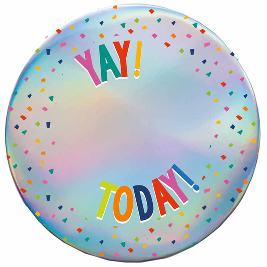 9914528 IP X6 - Yay! Today! Add-an-Age Multi Colour Badges 9cm - 6 PC