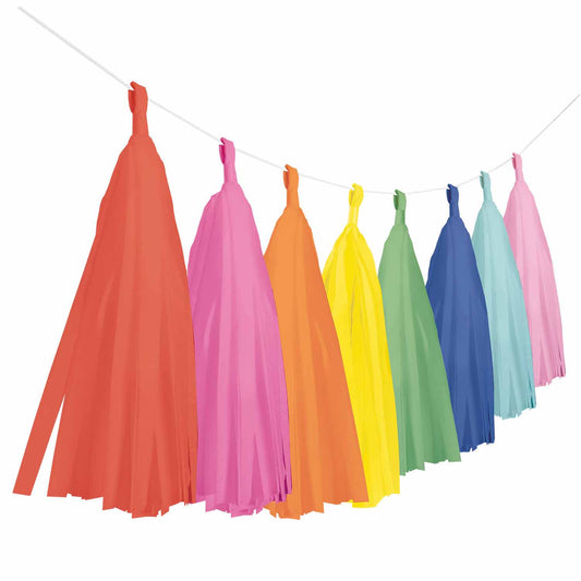9912367 IP X6 - Hooray Tassel Garlands 6m - 6 PC
