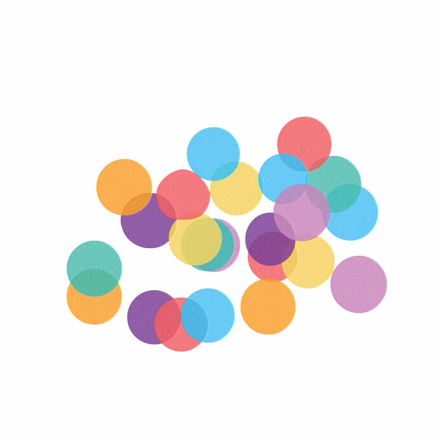 Mix Tissue Paper Confetti 10g - 12 PC - Various Colours