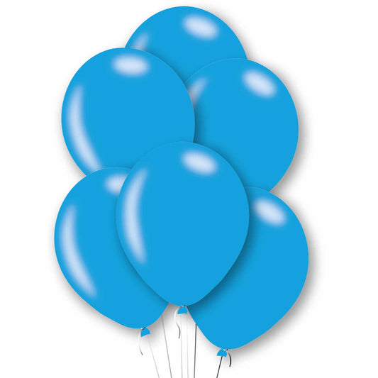 Metallic Blue Latex Balloons 11"/27.5cm - 10 PKG/10