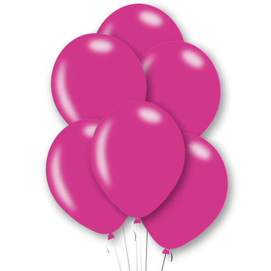 Metallic Magenta Latex Balloons 11"/27.5cm - 10 PKG/10