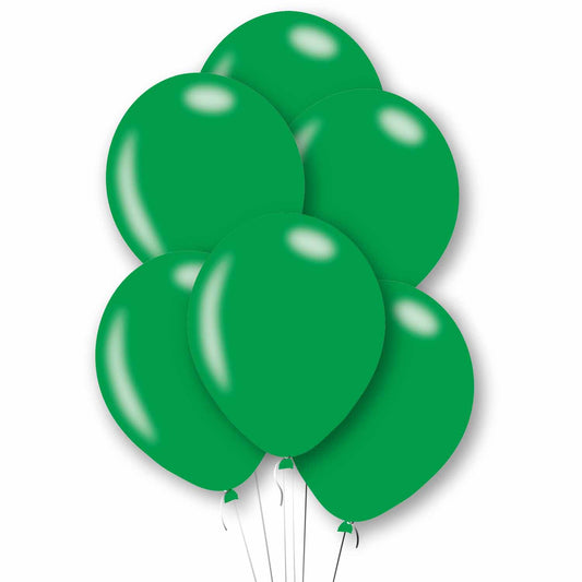 Metallic Green, Orange Latex Balloons 11"/27.5cm - 10 PKG/10