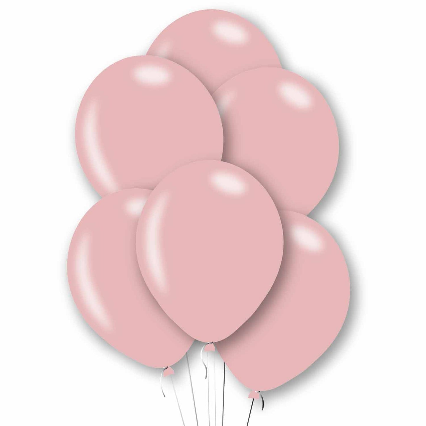 9912752 IP X10 - Metallic Rose Gold Latex Balloons 11"/27.5cm - 10 PKG/10
