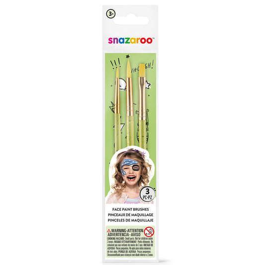 Snazaroo Fun Brush Set 3-pack - 6 PC
