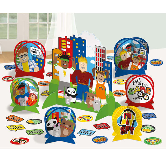 9913854 IP X6 - Party Town Table Decoration Kits - 6 PKG/31