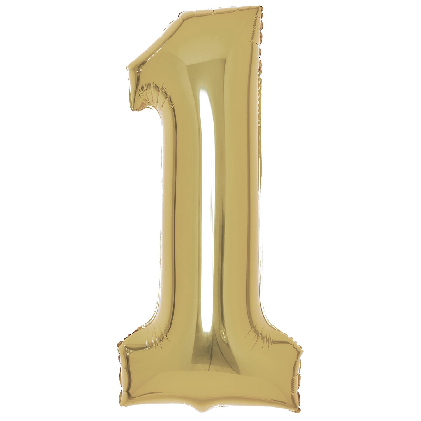 Amscan Large Number Various Colours 1 Foil Balloons 15"/37cm w x 32" /82cm h P50 - 5 PC