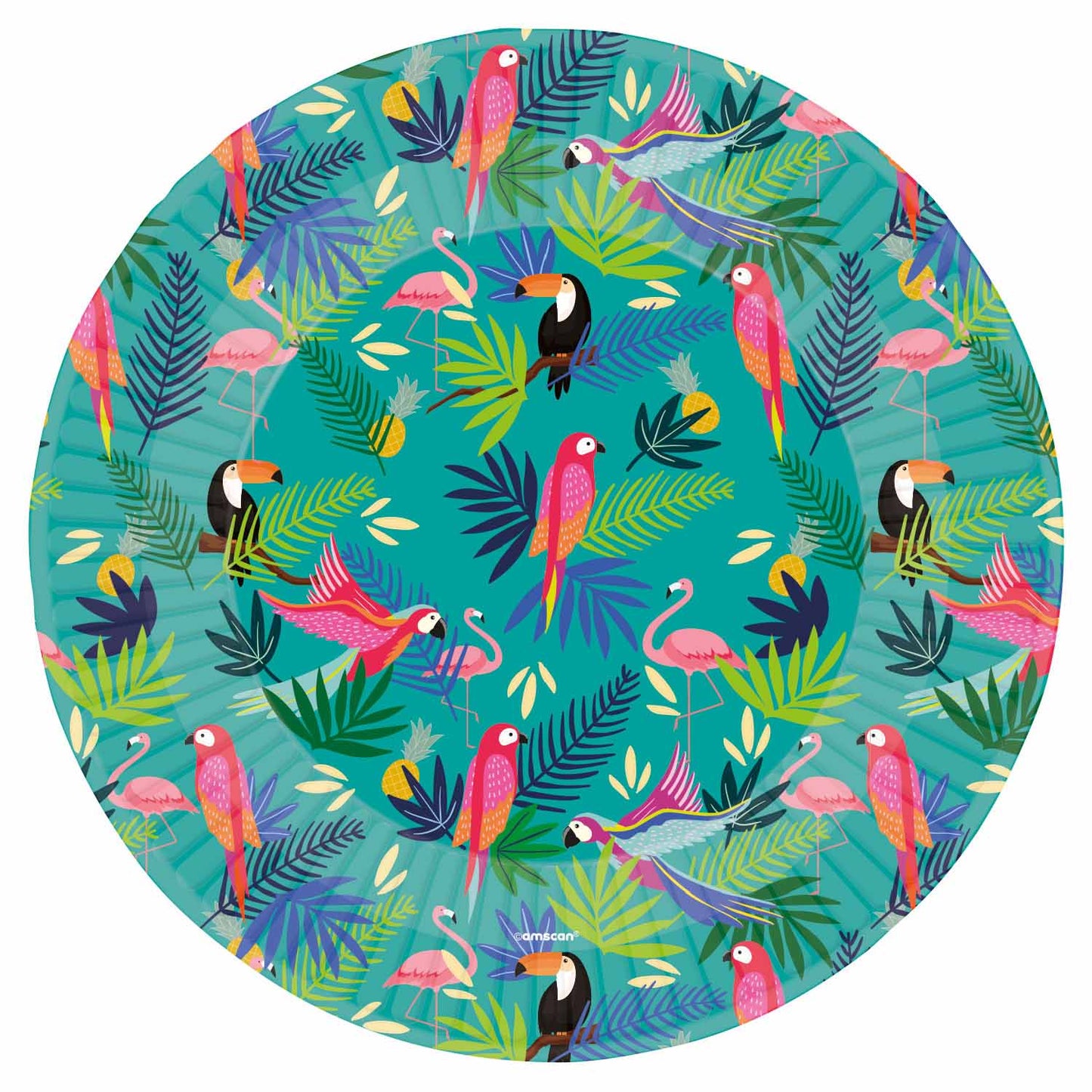 9914515-66 - Club Tropicana Paper Plates 23cm - 6 PKG/8