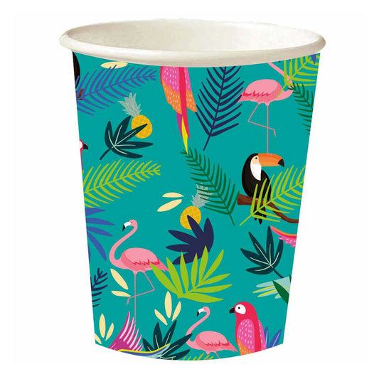 9914517 - Club Tropicana Paper Cups 250ml - 6 PKG/8