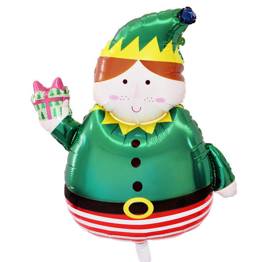 9915316 IP X5 - Elf Large Shape Foil Balloons 72cm / 28.3" x 90cm / 35.4" P35 - 5 PC