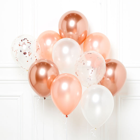9912379 IP X8 - Rose Gold DIY Latex Balloon Kits - 8 PKG/10