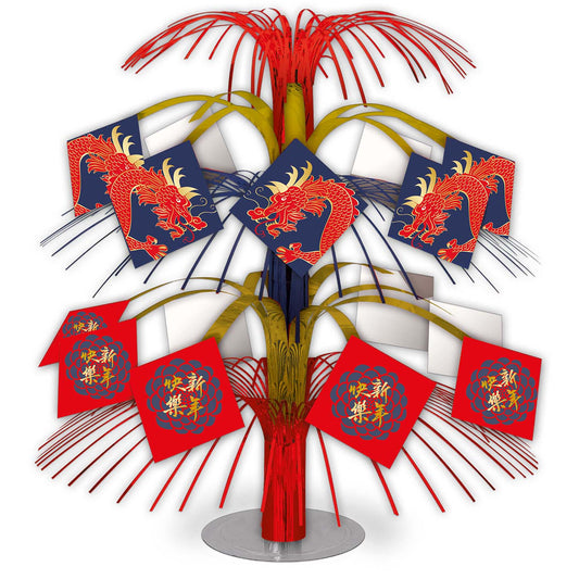 9913291 IP X6 - Lunar New Year Foil Cascade Centrepieces 30cm - 6 PC