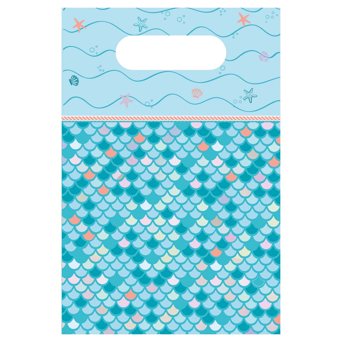 9914388 IP X6 - Mermaid Tales Paper Lootbags - 6 PKG/8