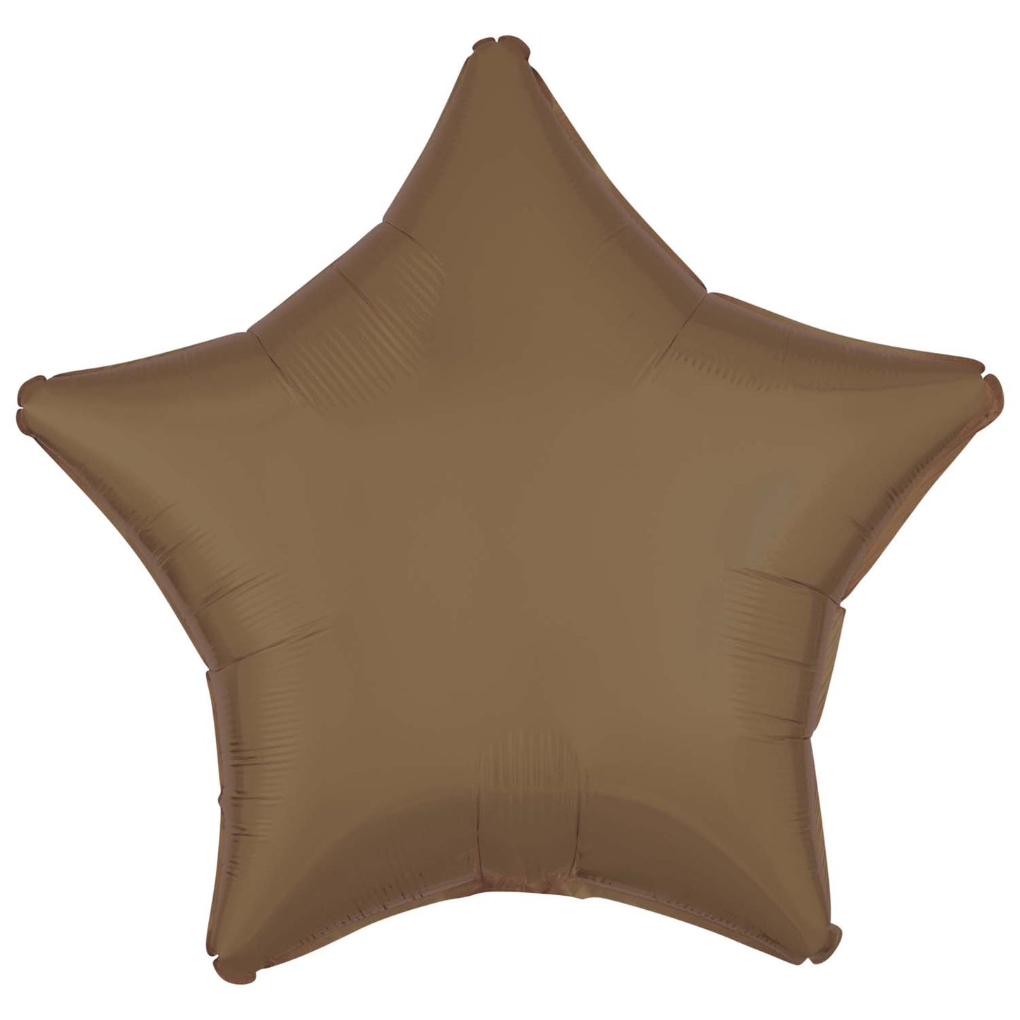 9915475 IP X5 - Amscan Silk Lustre Truffle Star Standard Packaged Foil Balloons C16 - 5 PC