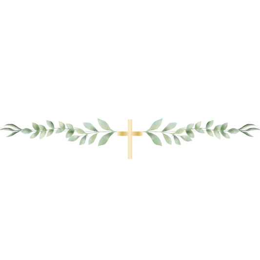 9915638 IP X6 - Botanical Celebration Cross Card Garlands 1m - 6 PC