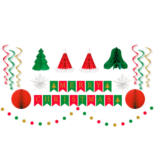 9915278 IP X6 - Christmas Paper Decoration Kits - 6 PKG/16