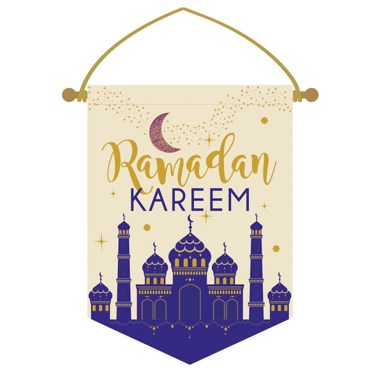 9914173 IP X6 - Opulent Eid Canvas Banners 35cm x 32.5cm - 6 PC