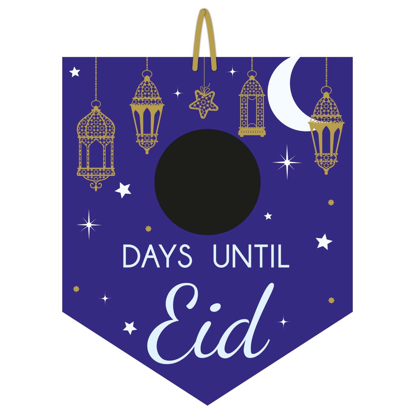 9914176 IP X12 - Opulent Eid Chalkboard Signs 31.5cm x 37.5cm - 12 PC