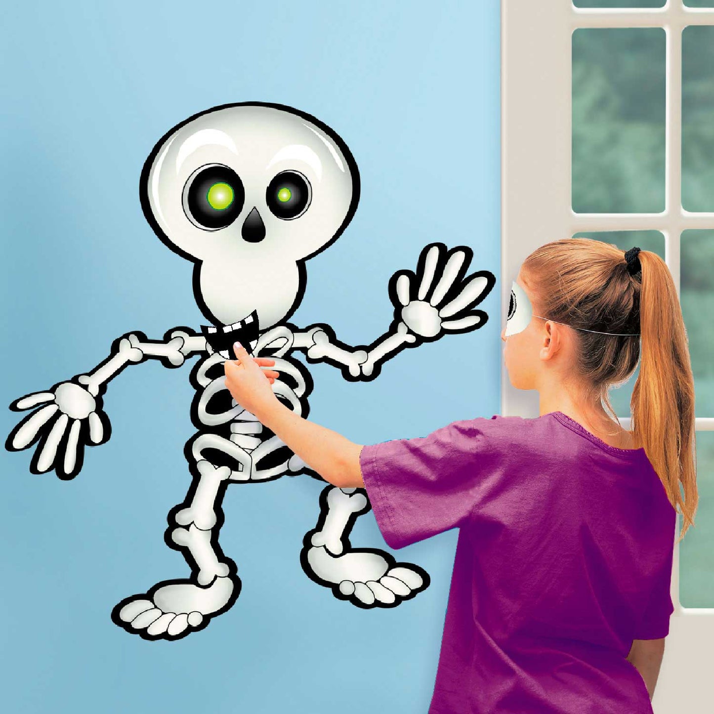 Pin-the-Smile-on-the-Skeleton Games - 12 PC
