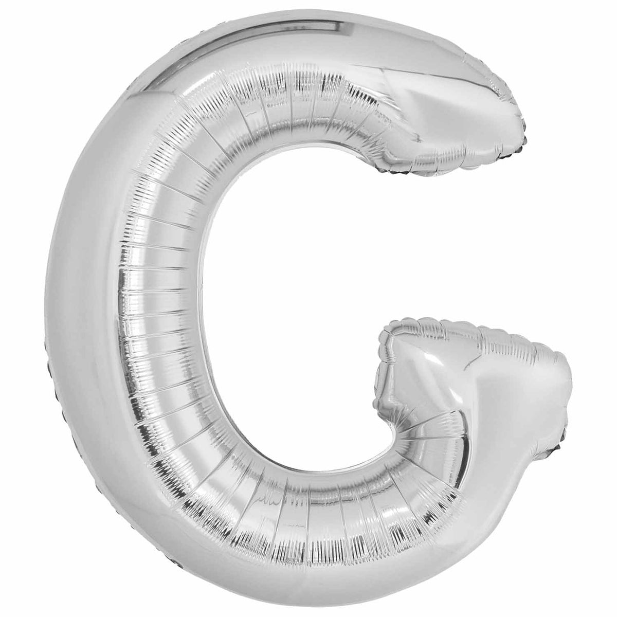 9915601 IP X5 - Amscan Large Letter G Silver Foil Balloons 29"/74cm/29" X 34"/86cm P50 - 5 PC