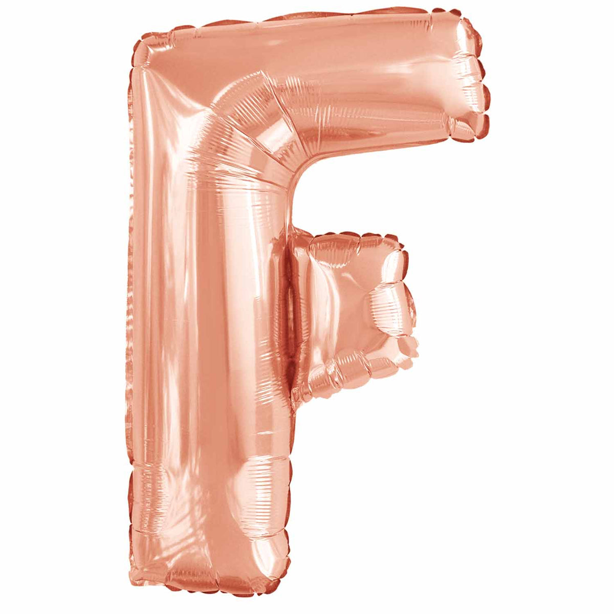 Amscan Large Letter F Silver Foil Balloons 21"/54.5cm X 34"/86cm P50 - 5 PC