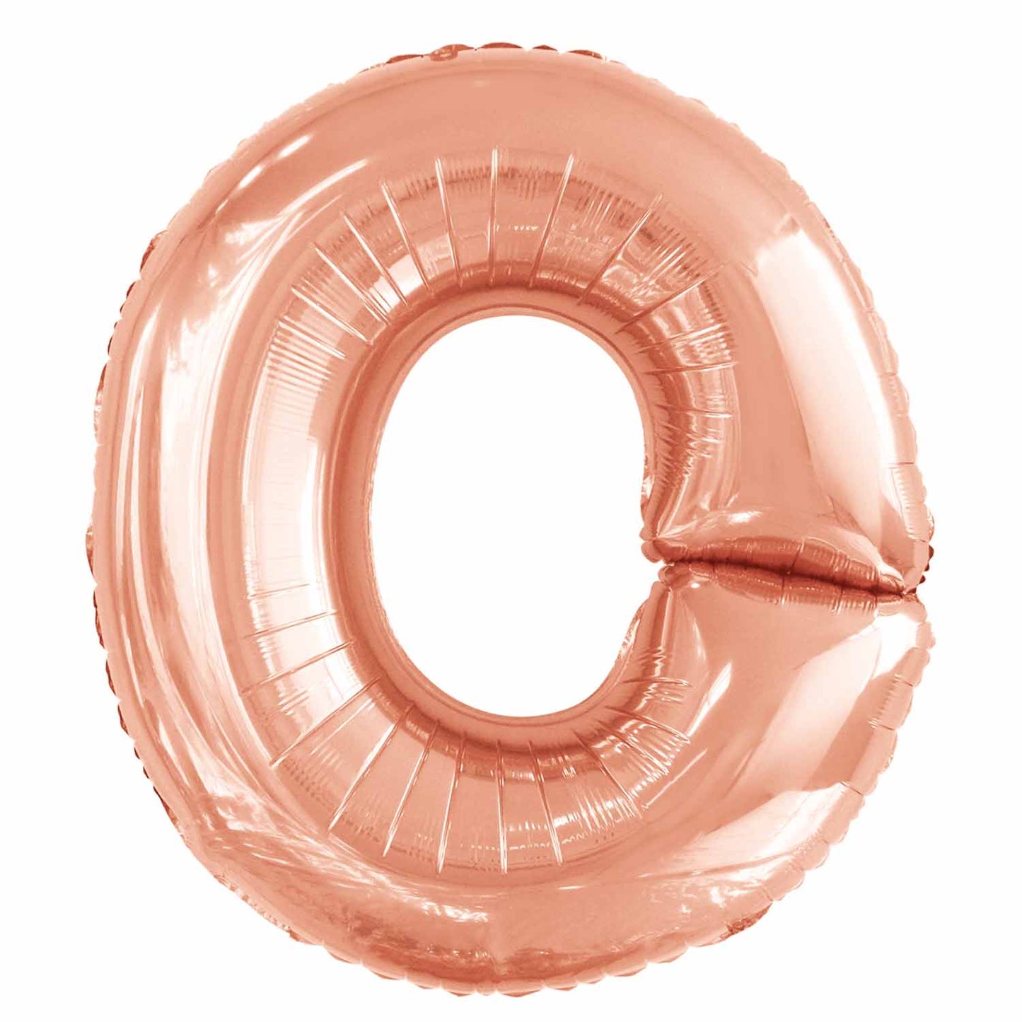 Amscan Large Letter O Silver Foil Balloons 27"/69cm X 34"/86cm P50 - 5 PC