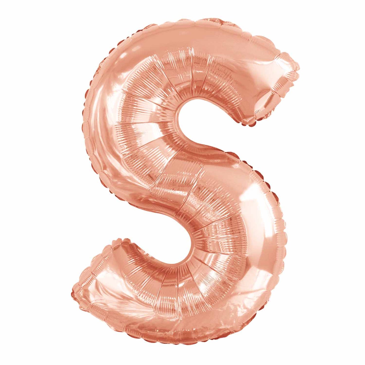 Amscan Large Letter S Silver Foil Balloons 22"/55cm X 34"/86cm P50 - 5 PC