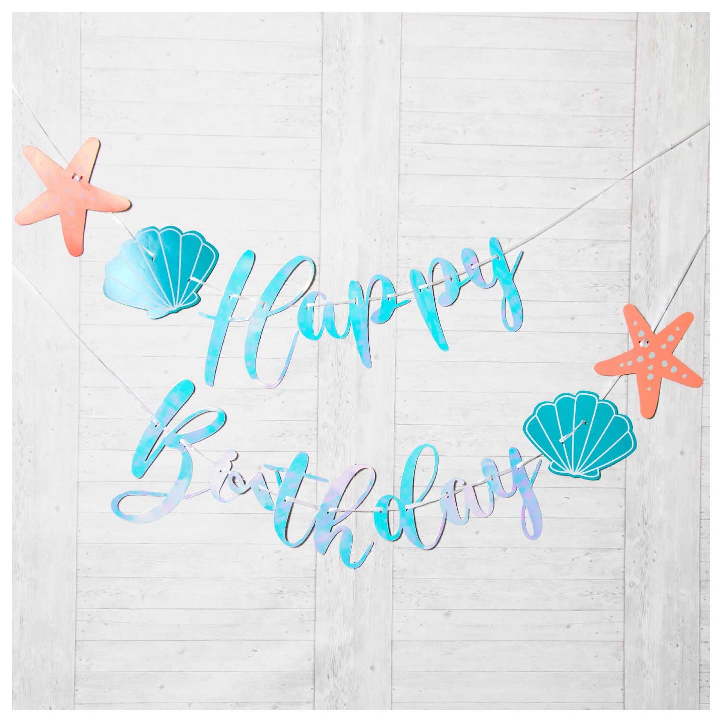 9914393 IP X6 - Mermaid Tales Letter Banners 2.5m - 6 PC