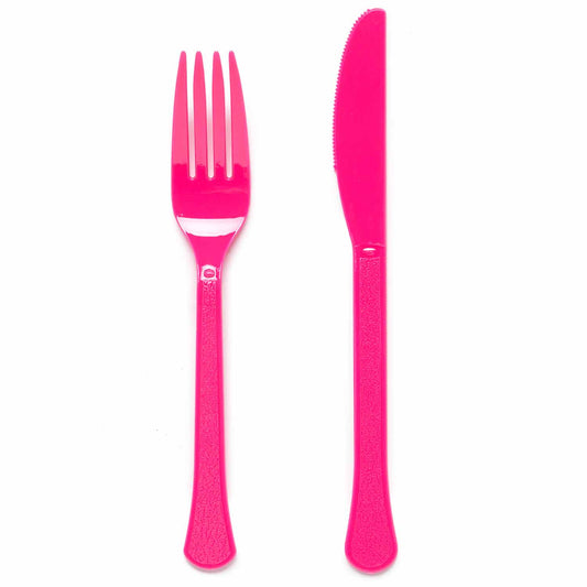 9915411 - Bubblegum Mixed Plastic Cutlery - 12 PKG/24
