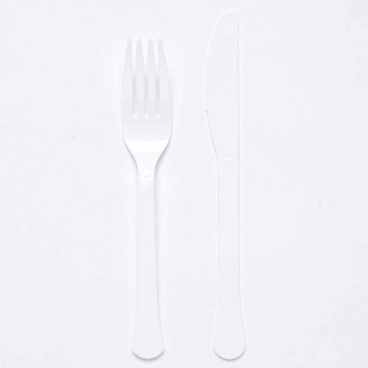 9915411 - Coconut Mixed Plastic Cutlery - 12 PKG/24