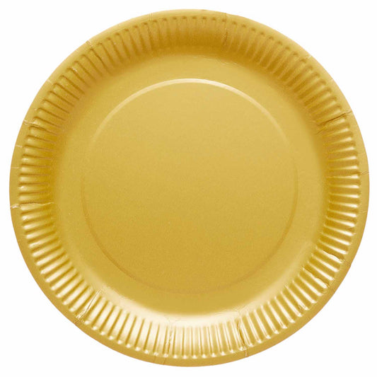 9915400 - Creme Brulee Paper Plates 23cm - 12 PKG/8