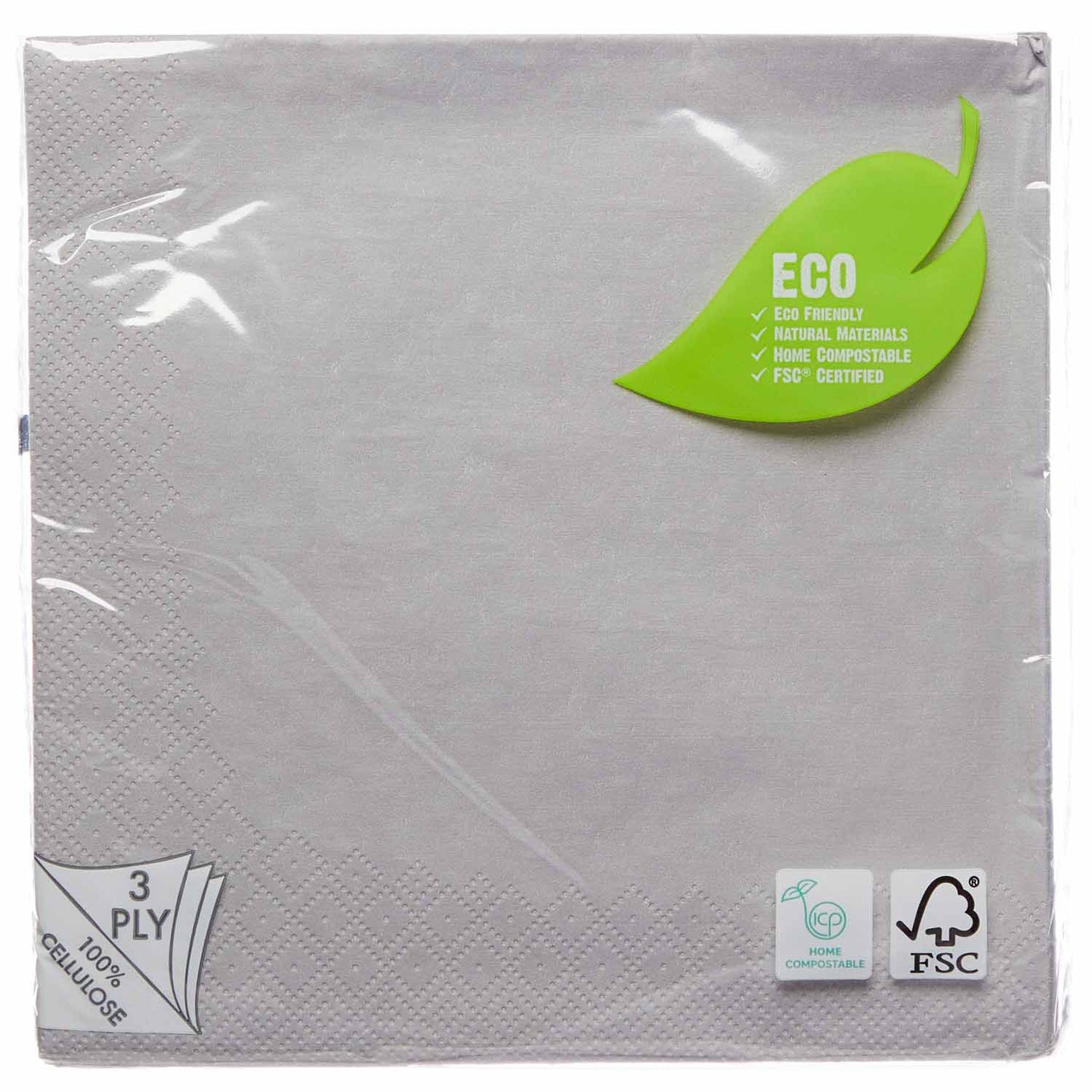 9915402 - Graphite Luncheon Napkins 33cm - 18 PKG/20