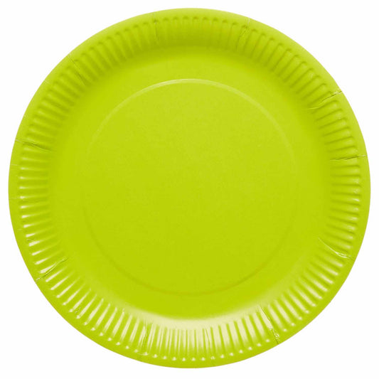9915400 -206-66 Lime Cordial Paper Plates 23cm - 12 PKG/8