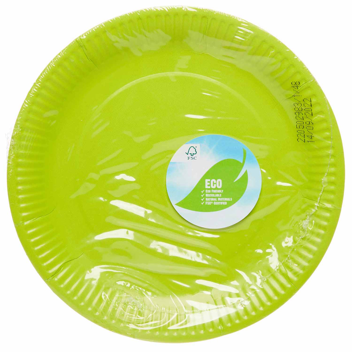 9915400 -206-66 Lime Cordial Paper Plates 23cm - 12 PKG/8