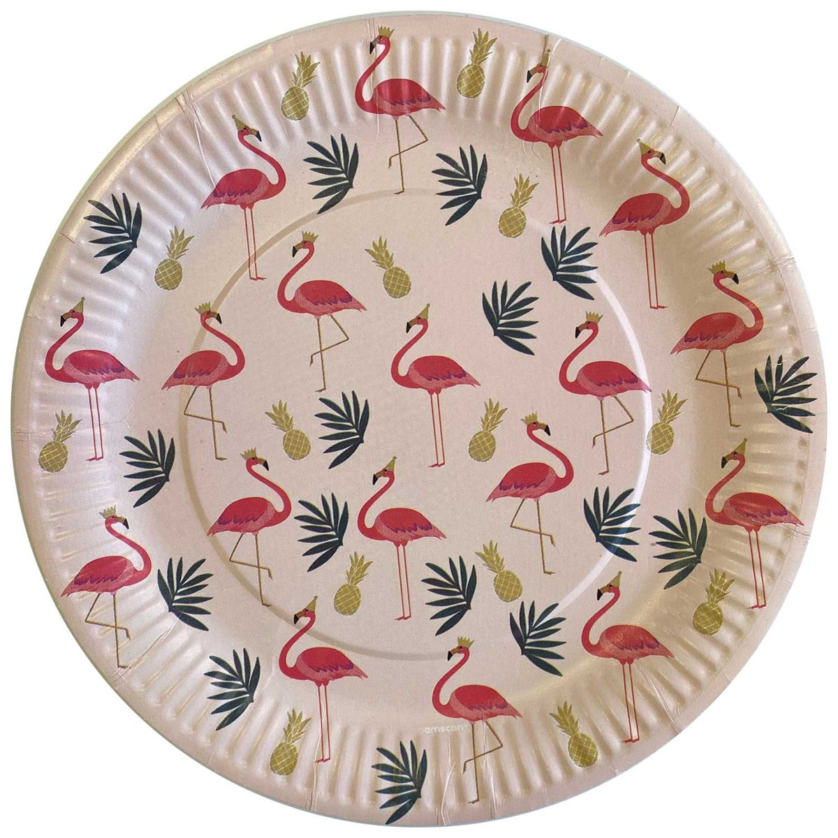 9914480 - Flamingo Paper Plates 23cm - 6 PKG/8