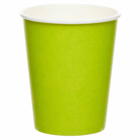 9915403 - Lime Cordial Paper Cups 237ml - 12 PKG/8