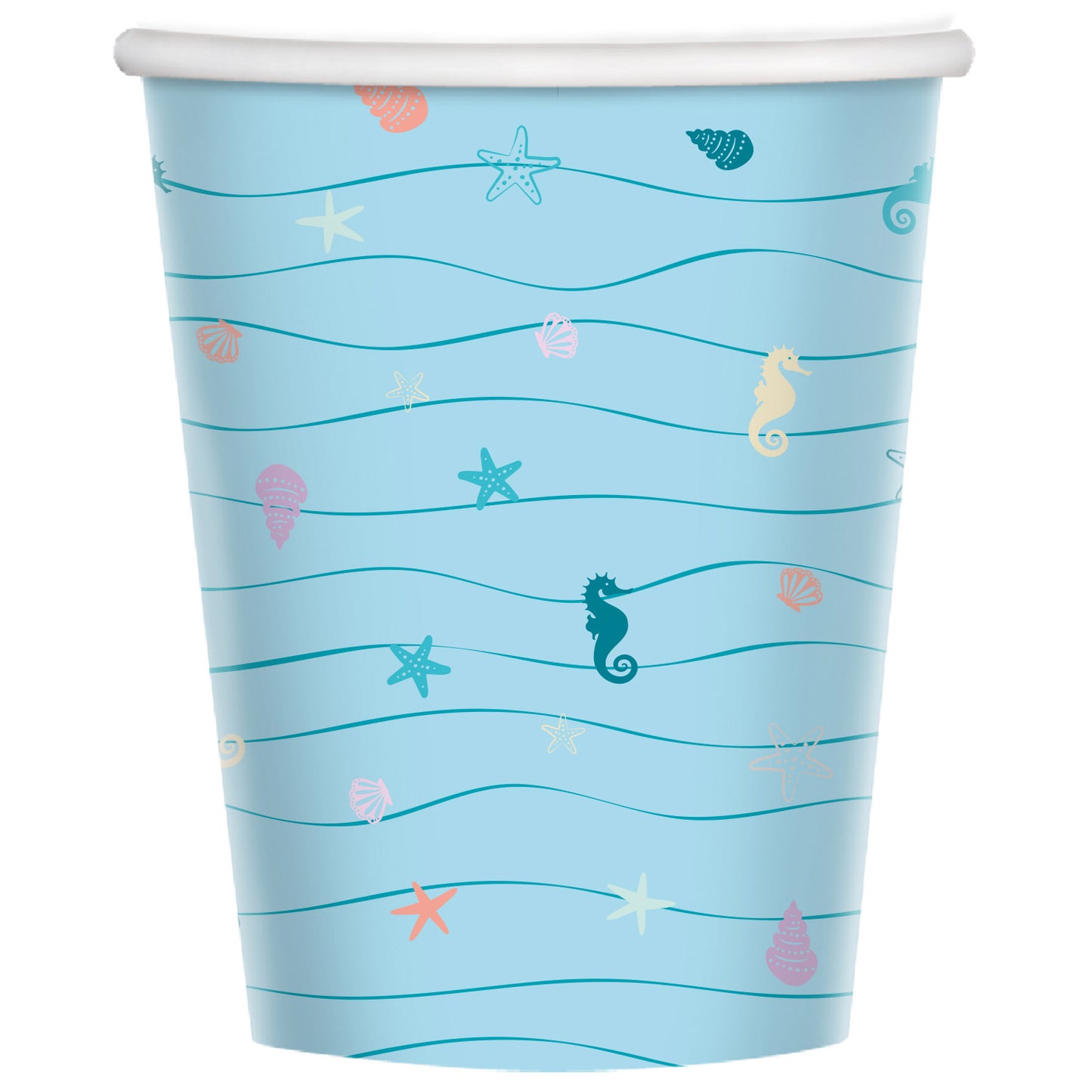 9914385 - Mermaid Tales Paper Cups 250ml - 6 PKG/8